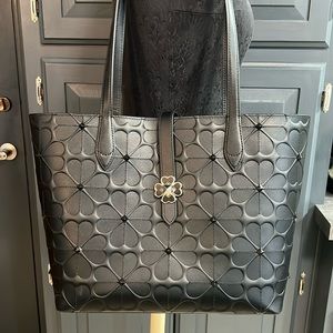Like New Kate Spade Embossed Flower Kaci Tote